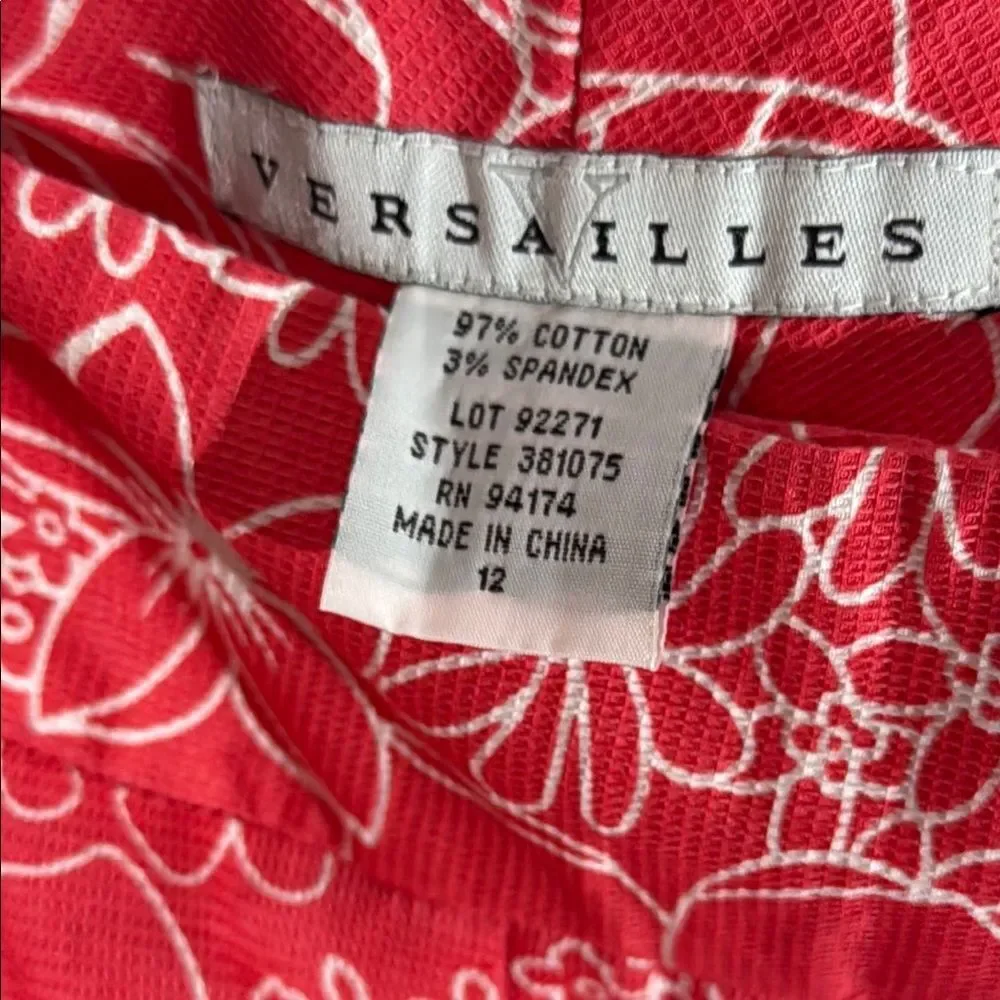 Floral Red Pants - Picture 2 of 9